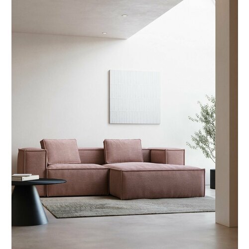 Диван PRIME угловой чайно-розовый