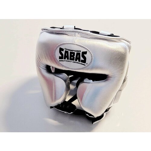Шлем боксерский SABAS PROSERIES HEADGEAR, размер L, серебристый
