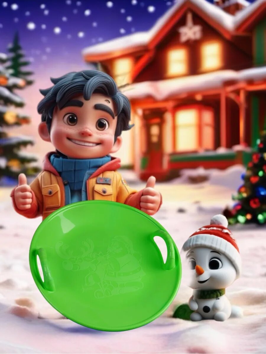 Набор 4в1 Ледянка снежколепы 3 шт — фото 1