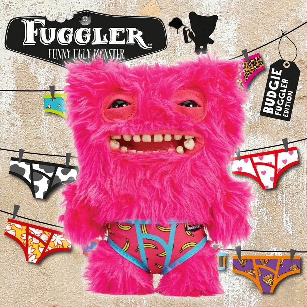Spin Master Fuggler Funny Ugly Monster Budgie / Детская Супер Мягкая Плюшевая Игрушка-зубастый Монстр С Модной Куклой — фото 1