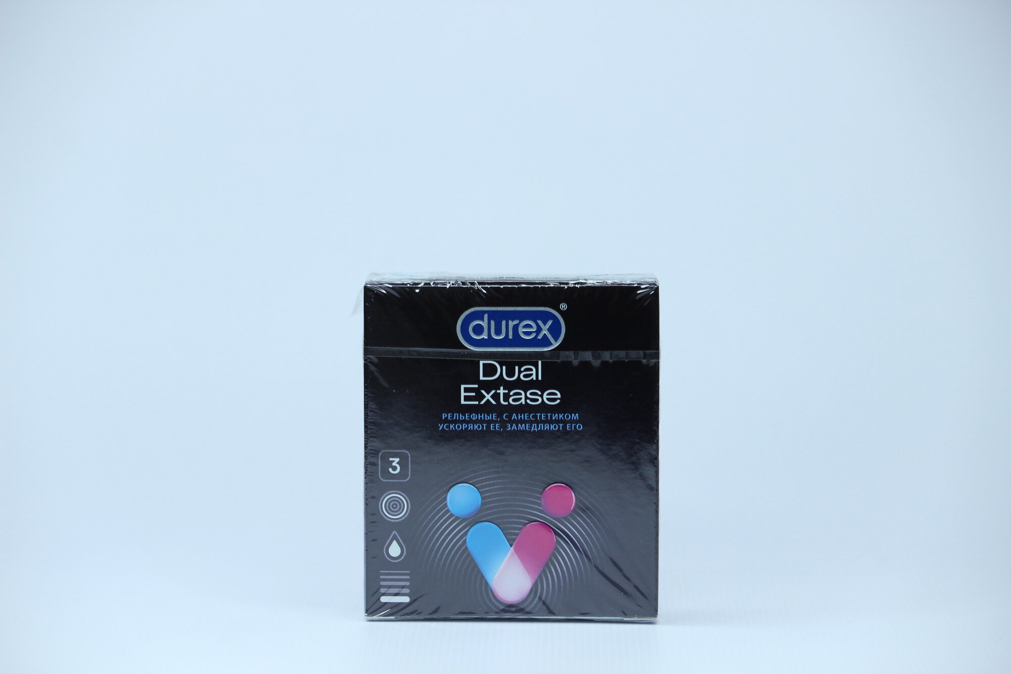 Презервативы Durex Dual Extase, 3 шт. — фото 1