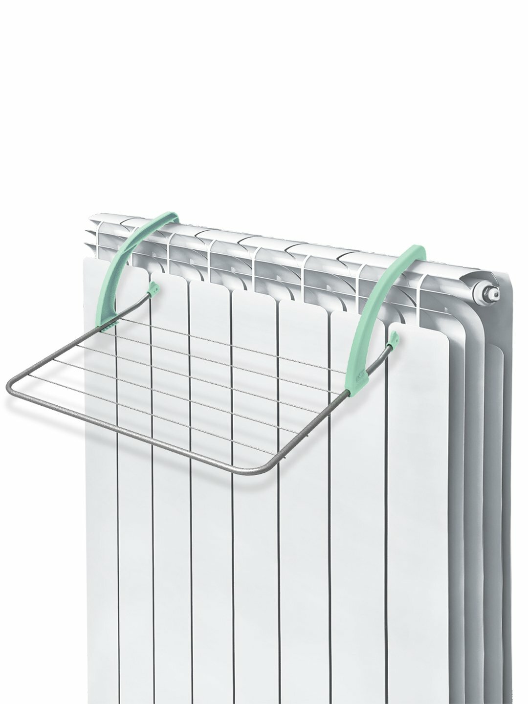 Сушилка на батарею для белья Nika, для радиатора, компактная, складная, металлическая, 3 м — фото 1