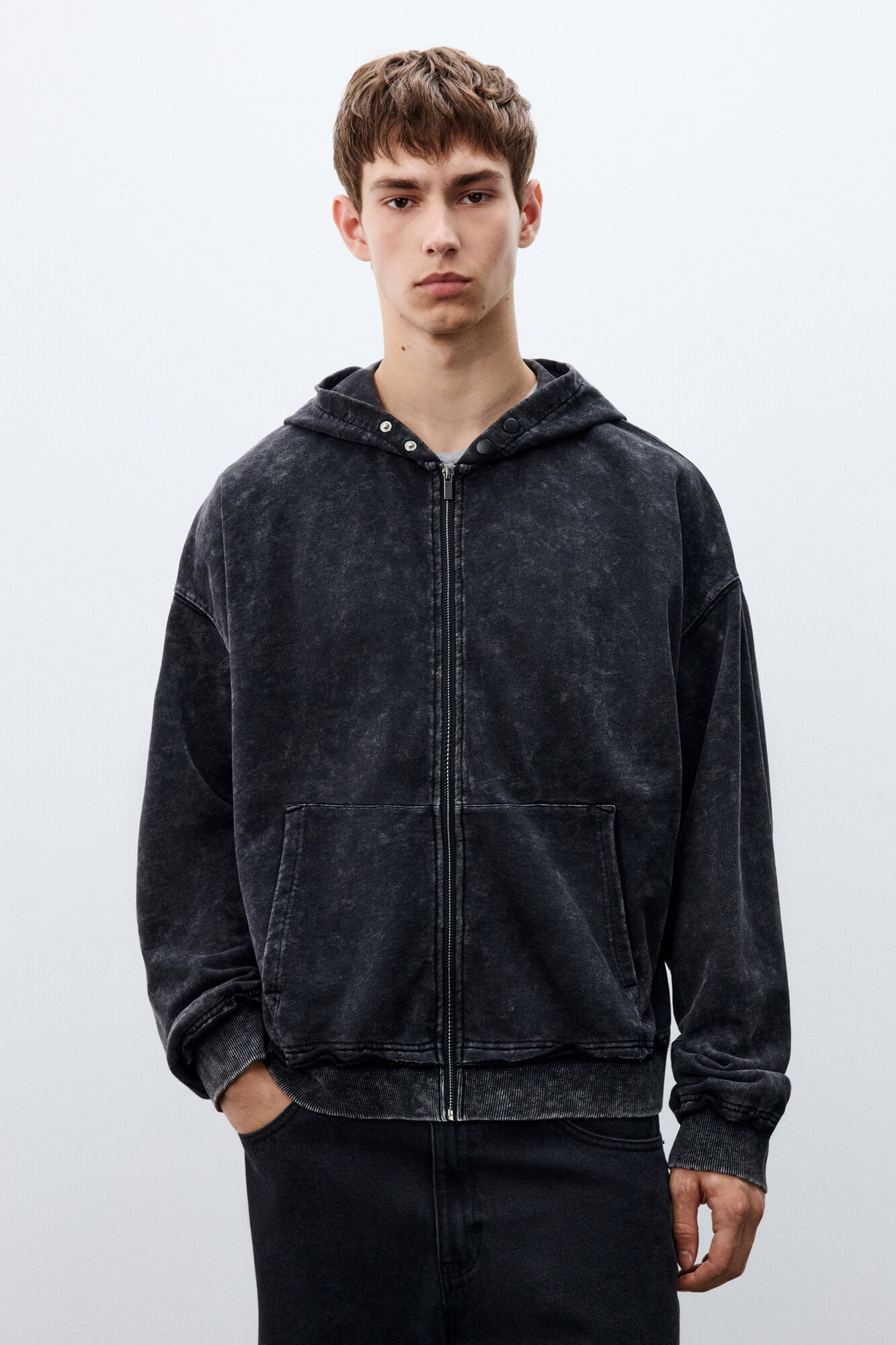 Худи Befree Man Basic, размер XL, , черный — фото 1