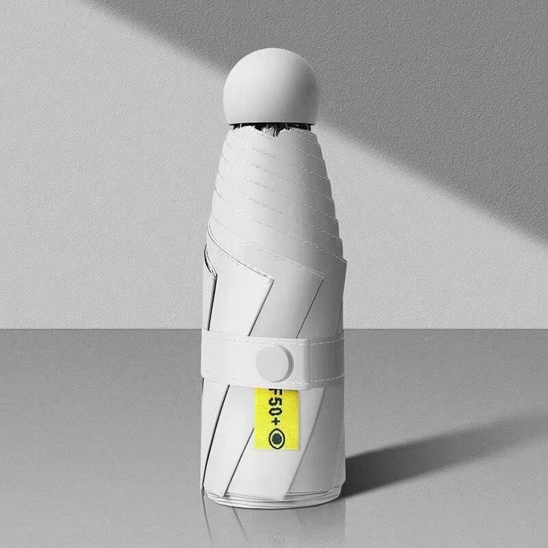 Мини-зонт , белый,