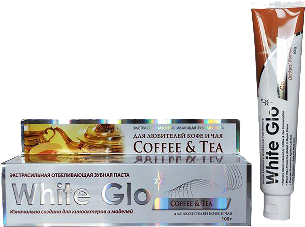 Зубная паста Wgite Glo Отбеливающая для любителей кофе и чая 100г White Glo - фото №10