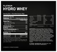 Протеин Optimum Nutrition Platinum Hydro Whey (795 г) клубника