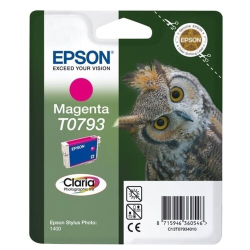 Картридж Epson C13T07934010, 685 стр, пурпурный