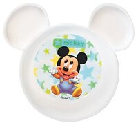 Тарелка Lubby Disney Baby Микки (13632) белый