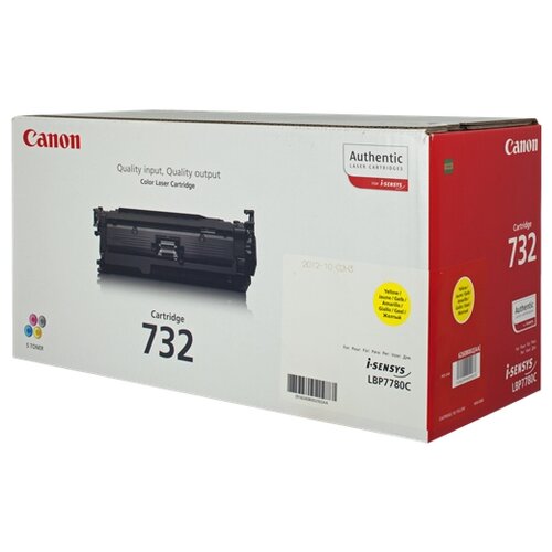 Картридж Canon 732Y (6260B002), 6400 стр, желтый