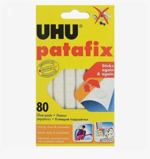 UHU Клеящие подушечки Patafix, белый