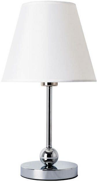Лампа настольная arte lamp elba е27 1x60вт хром