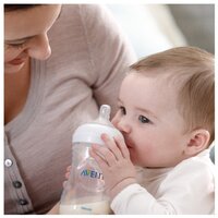 Соска Philips AVENT Natural силиконовая 1м+ 2шт. SCF652/27 бесцветный