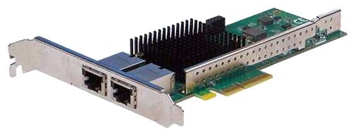 Сетевая карта Silicom 10Gb Dual Port Copper 10 Gigabit Ethernet PCI Express Server Adapter X4 Gen 3.0, Based on Intel X550-AT2, RoHS compliant