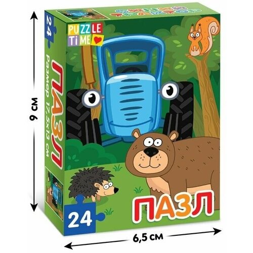 Пазл В лесу Синий трактор 24 элемента 429₽