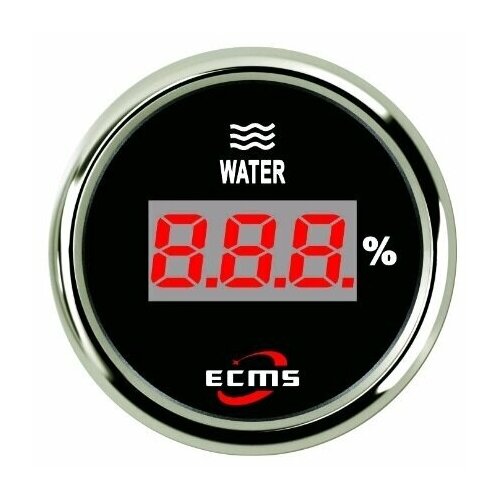 Цифровой указатель уровня воды черный с циферблатом