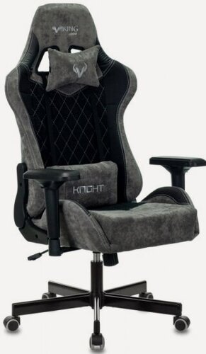 Изображение товара Кресло геймерское Zombie VIKING 7 KNIGHT B FABRIC черный текстиль/эко. кожа крестовина металл