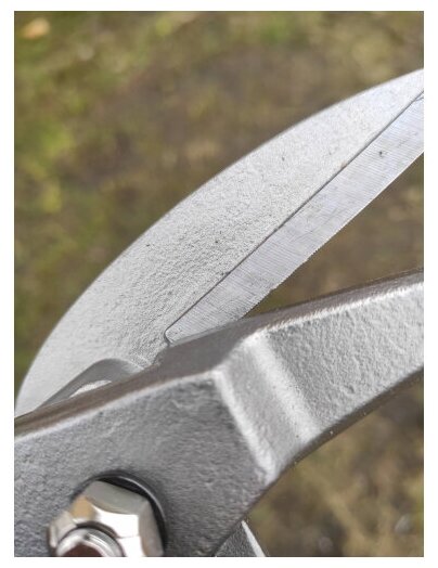 Ножницы KRAFTOOL по металлу pelikan цельнокованые длинный прямой сквозной рез 300мм - фото №3