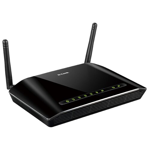 фото Wi-Fi роутер D-link DSL-2740U/RA/V2A черный