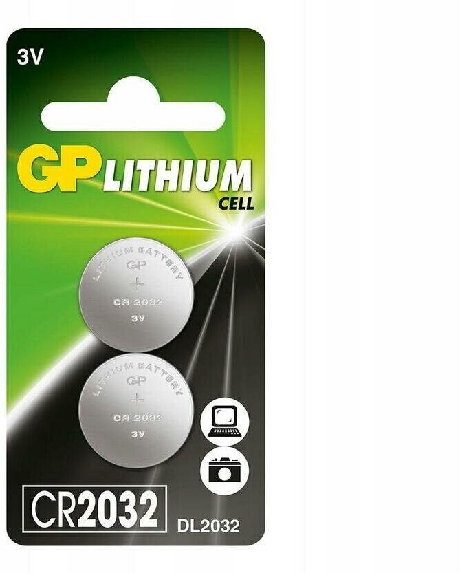 Батарейка GP Lithium Cell CR2032, в упаковке: 2 шт. - фотография № 8