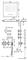 Верхний душ TRES Tresmostatic 20725402