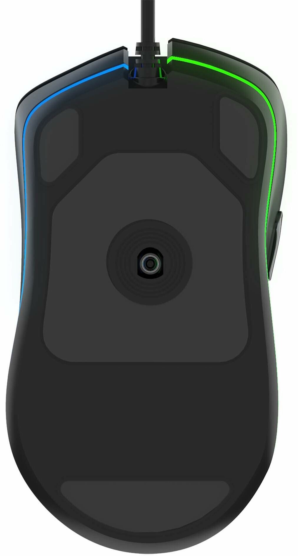 Мышь HIPER Cobra, игровая, оптическая, проводная, USB, черный [gmus-4000] - фото №18