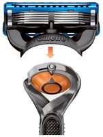 Бритвенный станок Gillette Fusion ProGlide Flexball сменные лезвия: 2 шт.