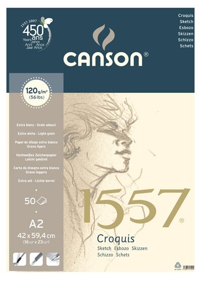 Canson    "1557" 120/2 A2 50       sela