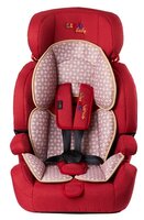 Автокресло группа 1/2/3 (9-36 кг) Liko Baby LB-515 кирпичный/лен