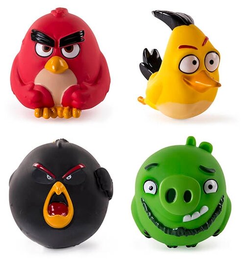 Фигурка Spin Master Angry Birds Сердитая птичка-шарик 90503, 10 см