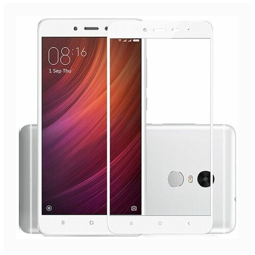 3d полноэкранное ультратонкое износоустойчивое сколостойкое олеофобное защитное стекло для huawei honor 7a y5 prime 2018 белый Защитное стекло 3D для Xiaomi Redmi Note 4 на полный экран, 9H, Белый