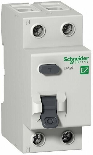 EZ9R34225 Выключатель дифференциального тока Schneider Electric Easy9 2п 25А 30мА тип AC