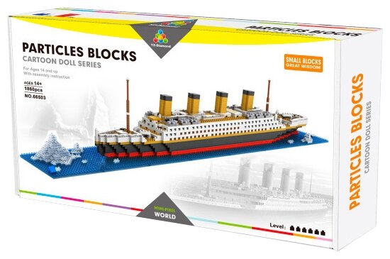 фото Конструктор YZ-Diamond Particles Blocks 66503 Титаник