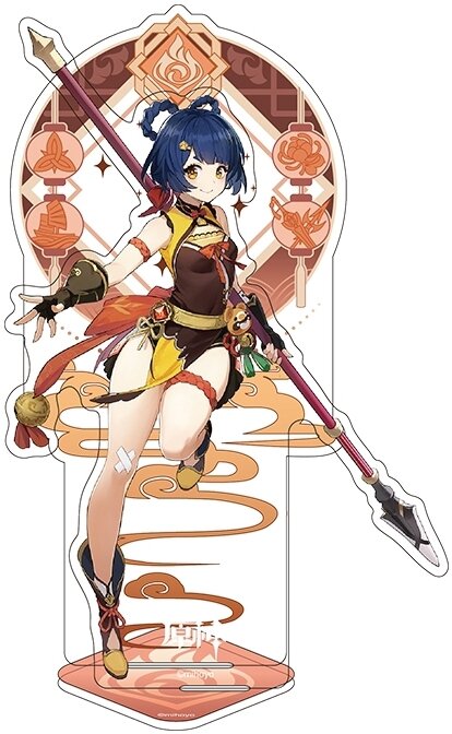 Акриловая фигурка Liyue Character Standee Xiangling ЭМСИ - фото №1