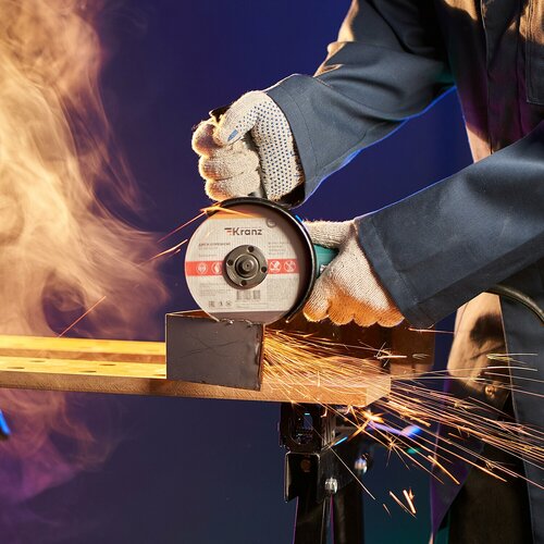 Отрезной круг по металлу KRANZ с повышенным ресурсом работы для УШМ 2223 мм 125х12 мм 87₽