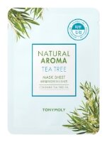 TONY MOLY тканевая маска Natural Aroma Tea Tree успокаивающая 21 г 1 шт. саше