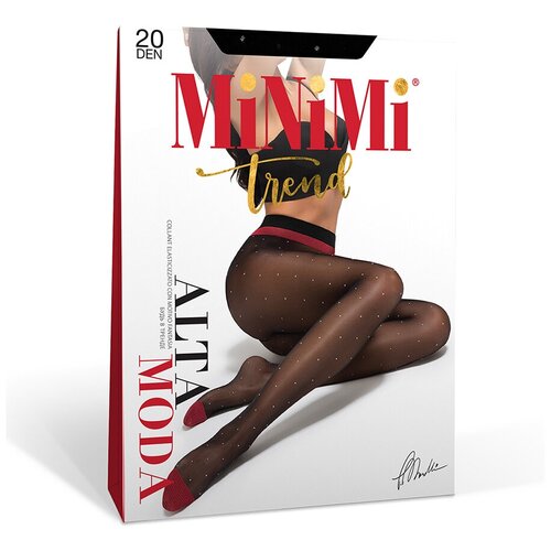 Колготки MiNiMi ALTA MODA 20 размер 4/L, nero (Черный)