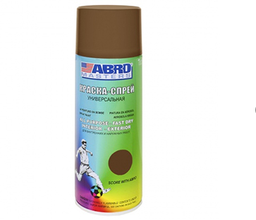 Краска-спрей ABRO стандартная коричневая (473 мл) (SP-067-AM) - фотография № 2