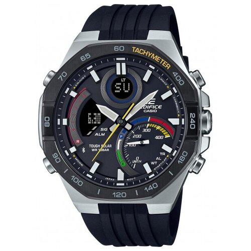 Наручные часы CASIO Edifice, черный, серебряный наручные часы casio ecb 30dc 1aef
