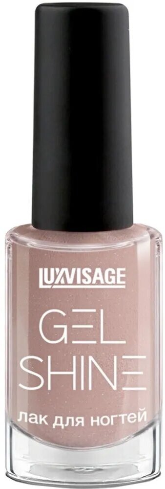 Luxvisage Лак для ногтей GEL SHINE тон 103 Дымчатый бежевый с шиммером 9г