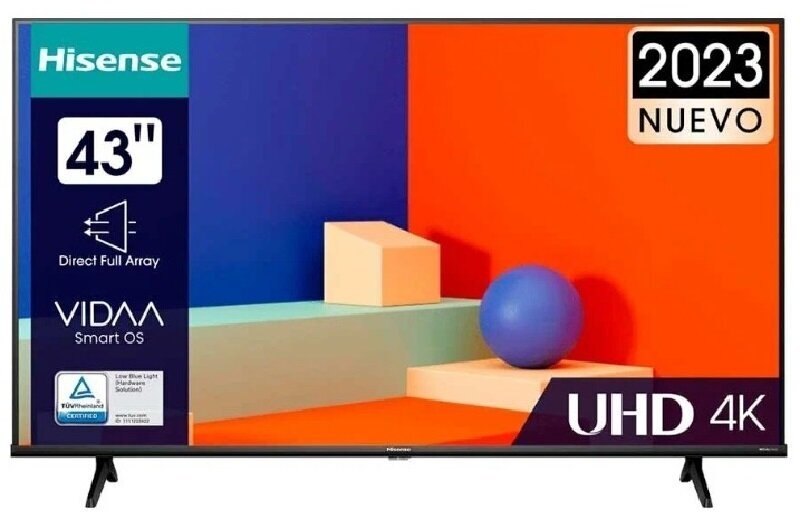 ЖК-телевизор 43" Hisense 43A6K black