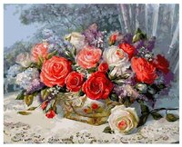 Paintboy Картина по номерам "Розы на веранде" 40х50 см (GX7829)