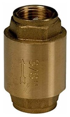 Клапан обратный Giacomini R60 - 1/2" (ВР/ВР, PN35, Tmax 95°C, затвор металлический)