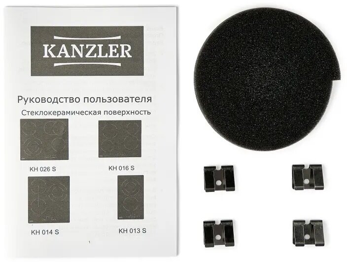 Электрическая варочная поверхность Kanzler KH 016 S, чёрный - фотография № 4