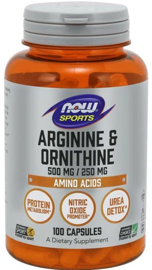 Аминокислотный комплекс NOW Arginine & Ornithine