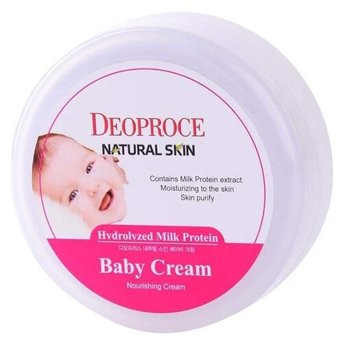 фото Deoproce крем детский natural skin питательный с гидролизованным молочным протеином, 100 г