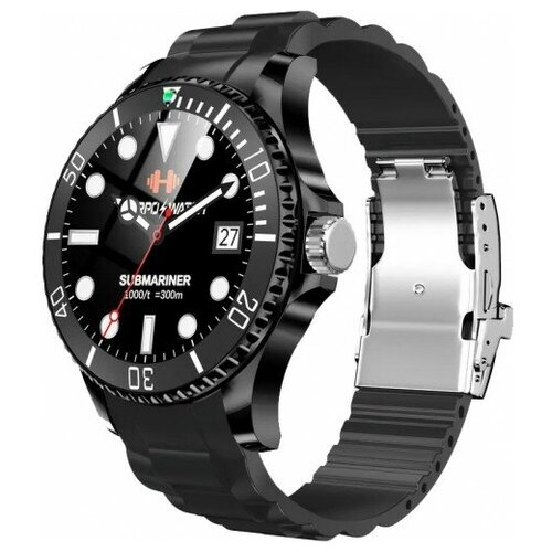 Умные часы BandRate Smart BRSTK17BB с пульсометром тонометром мониторингом сна 750000₽