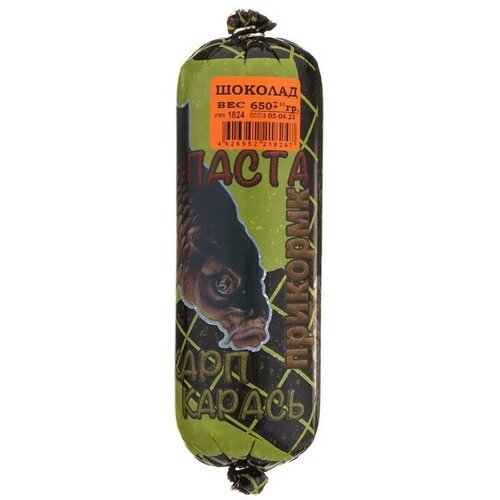 фото Прикормка карп-карась паста, шоколад, 650 г fishka