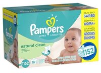 Влажные салфетки Pampers Natural Clean 20 шт.