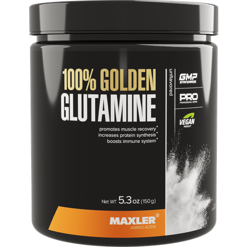 фото Аминокислота л - глютамин 100% golden glutamine - 150 гр maxler