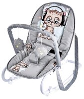 Шезлонг Lorelli Top Relax grey cute kitten